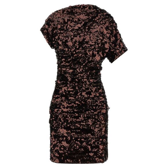 GANNI Dresses & Skirts - Ganni Women 'Brown Sequins Mini' Dress